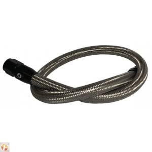 Fleece Performance - Fleece Performance 39.50 Inch 12 Valve Cummins Coolant Bypass Hose Stainless Steel Braided Fleece Performance FPE-CLNTBYPS-HS-12V-SS