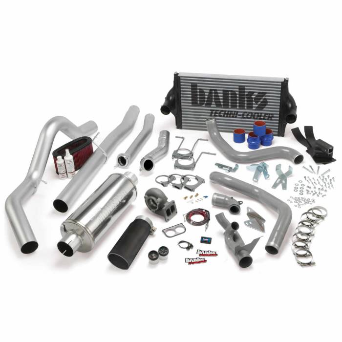 Banks Power - Banks Power PowerPack Bundle Complete Power System W/OttoMind Engine Calibration Module Black Tail Pipe 94-97 Ford 7.3L CCLB Manual Transmission Banks Power 46361-B