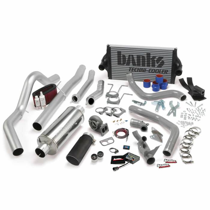 Banks Power - Banks Power PowerPack Bundle Complete Power System W/OttoMind Engine Calibration Module Black Tail Pipe 94-97 Ford 7.3L CCLB Automatic Transmission Banks Power 46356-B