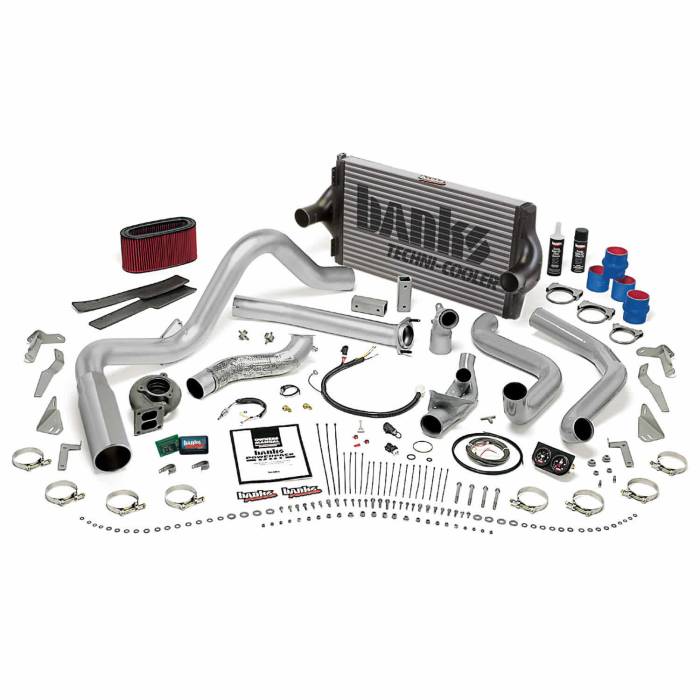 Banks Power - Banks Power PowerPack Bundle Complete Power System W/OttoMind Engine Calibration Module Chrome Tip 95.5-97 Ford 7.3L Manual Transmission Banks Power 48562
