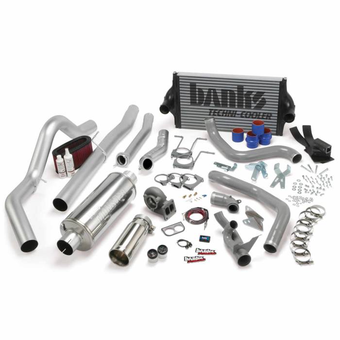Banks Power - Banks Power PowerPack Bundle Complete Power System W/OttoMind Engine Calibration Module Chrome Tail Pipe 94-97 Ford 7.3L CCLB Manual Transmission Banks Power 46361