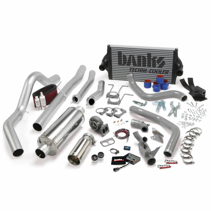 Banks Power - Banks Power PowerPack Bundle Complete Power System W/OttoMind Engine Calibration Module Chrome Tail Pipe 94-97 Ford 7.3L CCLB Automatic Transmission Banks Power 46356