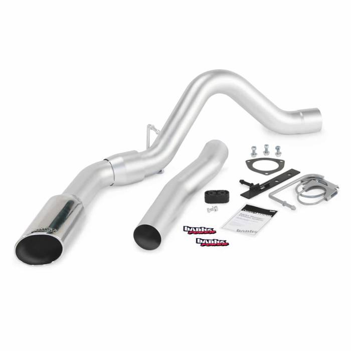 Banks Power - Banks Power Monster Exhaust System Single Exit Chrome Tip 15 6.6L LML DCSB-CCLB Banks Power 47787
