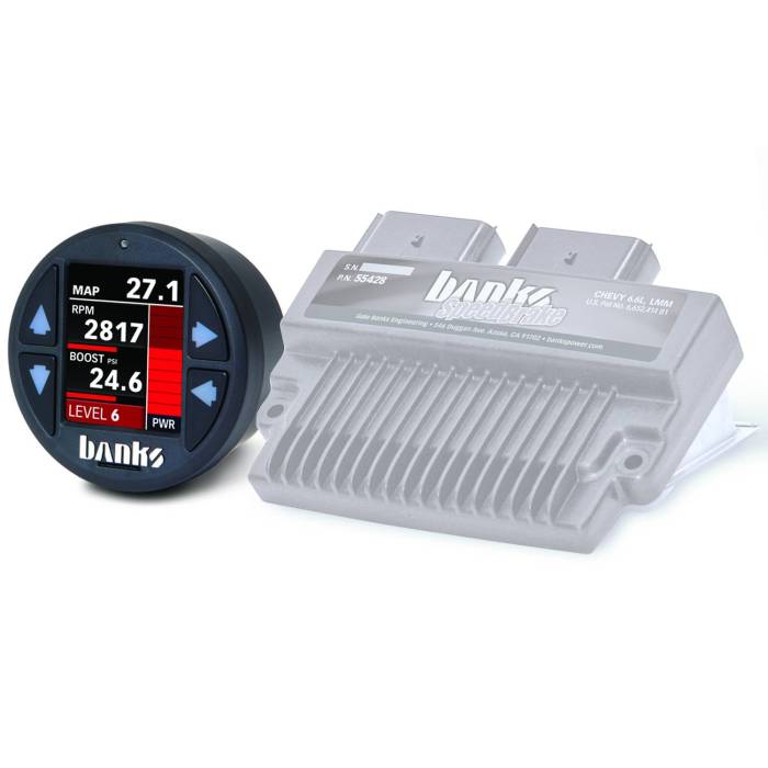 Banks Power - Banks Power Six-Gun Diesel Tuner with Banks iDash 1.8 Super Gauge for use with 2008-2010 Ford 6.4L Banks Power 61422