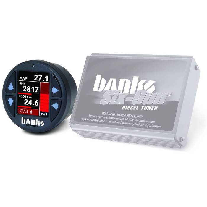 Banks Power - Banks Power Six-Gun Diesel Tuner with Banks iDash 1.8 Super Gauge for use with 2007-2010 Chevy 6.6L, LMM Banks Power 61416