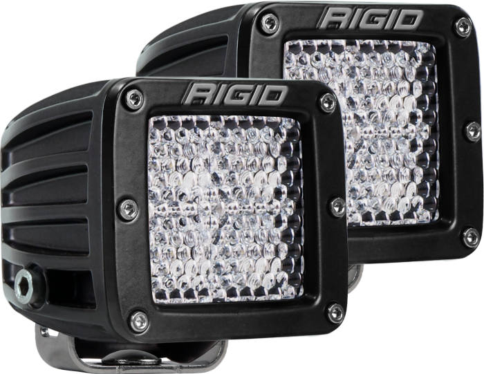 Rigid Industries - Rigid Industries Diffused Surface Mount Black Pair D-Series Pro RIGID Industries 202513