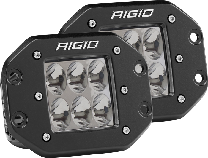Rigid Industries - Rigid Industries D-Series Pro Driving Flush Mount Pair (512313)