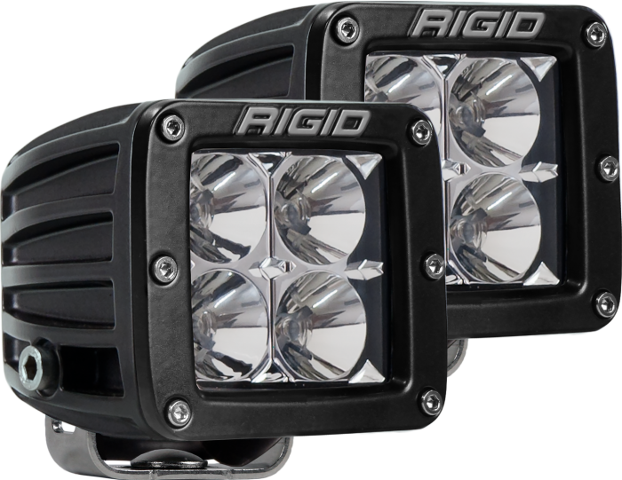 Rigid Industries - Rigid Industries Flood Surface Mount Black Pair D-Series Pro RIGID Industries 202113