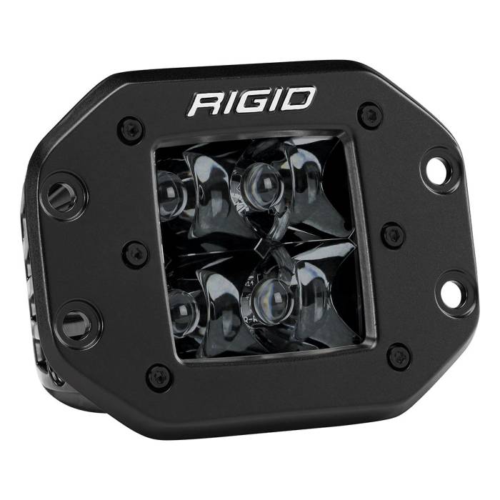 Rigid Industries - Rigid Industries Spot Flush Mount Midnight D-Series Pro RIGID Industries 211213BLK