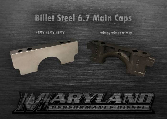 Maryland Performance Diesel - MPD 11-19 Billet Main Caps