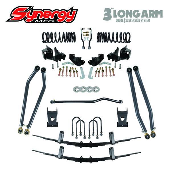 Synergy MFG - Synergy MFG Ram 3 Inch Long Arm System 03-09 1500 Gas/2500/3500 Diesel Synergy MFG 8503-11