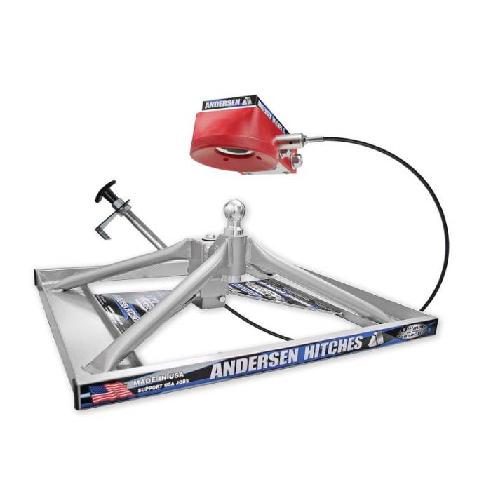 Andersen Hitches - Andersen Hitch Aluminum Ultimate 5th Wheel Connection  Flatbed Mount Toolbox Version
