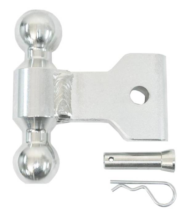 Andersen Hitches - Andersen Hitch EZ Adjust 1-7/8" x 2" Plated Steel Combo Ball with Pin & Clip