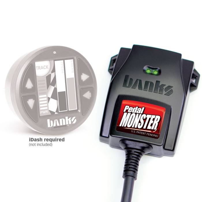 Banks Power - PedalMonster, Throttle Sensitivity Booster for use with existing iDash and/or Derringer for 2007.5-2019 Chevy/GMC 2500/3500 New Body