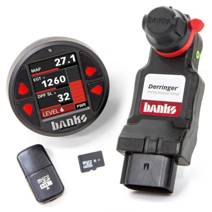 Banks Power - Derringer Tuner w/DataMonster with ActiveSafety includes Banks iDash 1.8 DataMonster for 20+ Chevy/GMC 2500/3500 6.6L Duramax L5P Banks Power