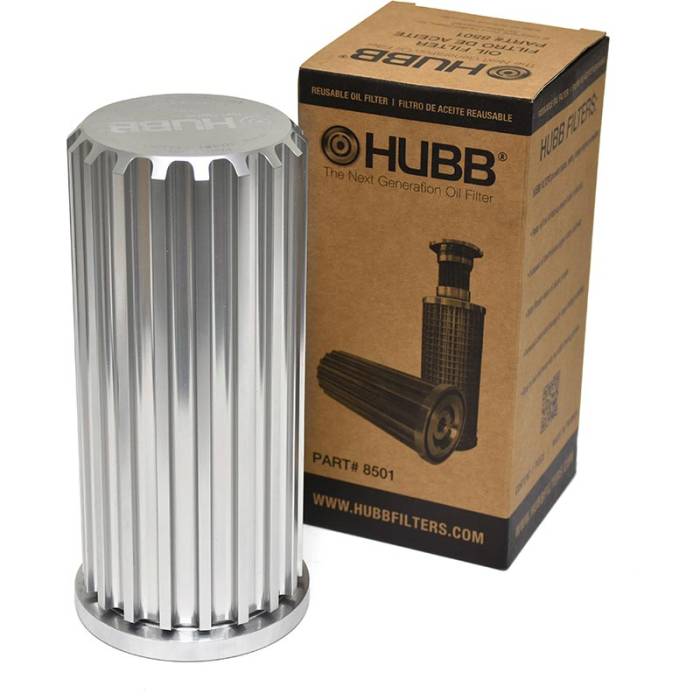 Hubb Filters - HUBB 8501 Reusable Oil Filter 01-19 6.6L GM Duramax