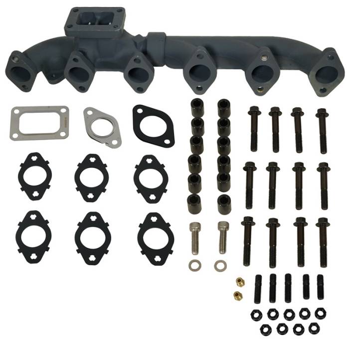 BD Diesel - 6.7L Cummins Exhaust Manifold Kit Dodge Ram 2007.5-2012 3500/4500/5500 Cab and Chassis BD Diesel