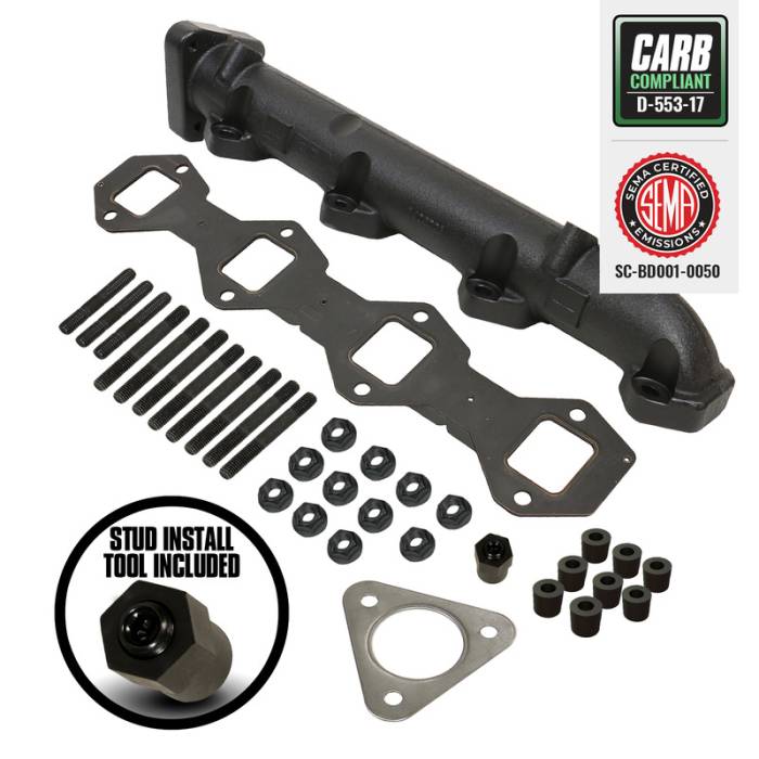 BD Diesel - 6.7L Power Stroke Driver's Side Exhaust Manifold Kit Ford 2011-2019 F250/F350/F450/F550 Super Duty BD Diesel