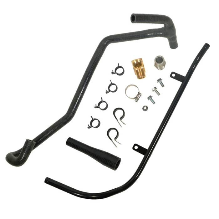 BD Diesel - Coolant Tube Relocation Kit Howler Turbo Dodge Automatic 2003-2005 5.9L Cummins BD Diesel
