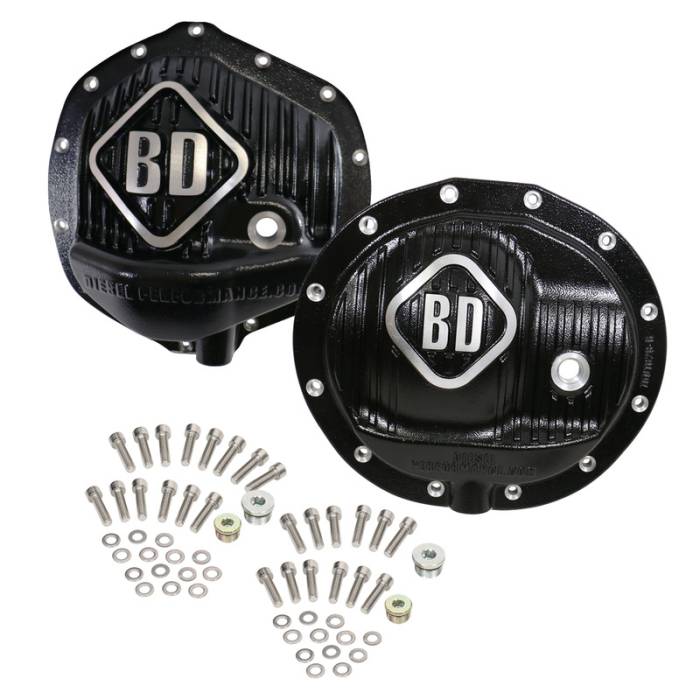 BD Diesel - Dodge Differential Cover Pack Front AA 12-9.25 and Rear AA 14-11.5 RAM 2500 2014-2018 / RAM 3500 2013-2018 BD Diesel