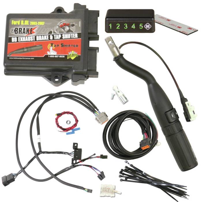 BD Diesel - TapShifter / Exhaust Brake Ford 2003-2007 6.0L F250/F350 Power Stroke Button Gear Selection BD Diesel