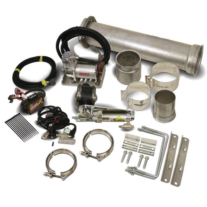 BD Diesel - Exhaust Brake Remote Air Ford 6.7L 2011-2016 Air Actuated Remote Mount Valve c/w Air Compressor BD Diesel
