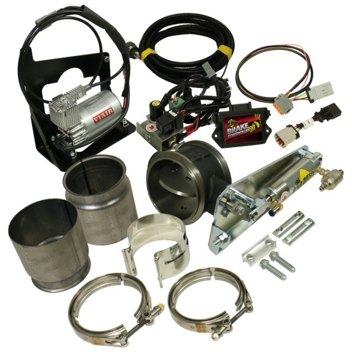 BD Diesel - Cummins 6.7L Exhaust Brake Remote Air 4.0in Dodge 2007.5-2017 w/Non-VGT Turbo BD Diesel