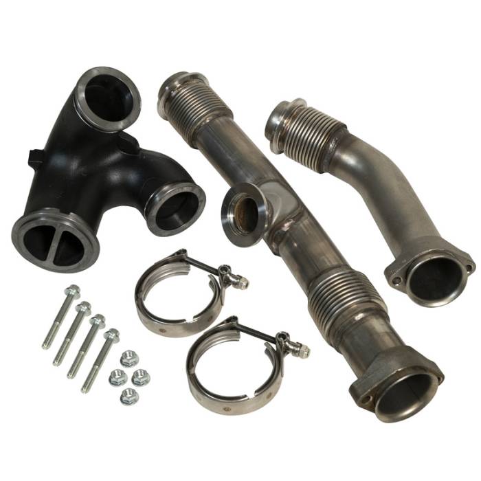 BD Diesel - 6.0L Power Stroke Up-Pipes Kit w/EGR Connector Ford 2004.5-2007 BD Diesel