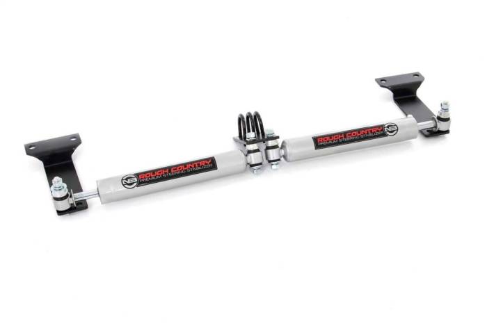 Rough Country - Rough Country N3 Steering Stabilizer | Dual | 2-8 Inch Lift | Ford Excursion (00-05)/Super Duty (99-04) (8749030)