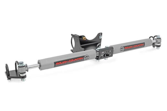 Rough Country - Rough Country N3 Steering Stabilizer | Dual | 2-8 Inch Lift | Ford F-250/F-350 Super Duty (05-24) (8749130)
