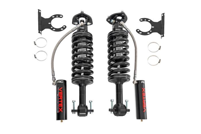 Rough Country - Vertex 2.5 Remote Reservoir Leveling Coilovers 2 Inch Ford F-150 (14-26) Rough Country