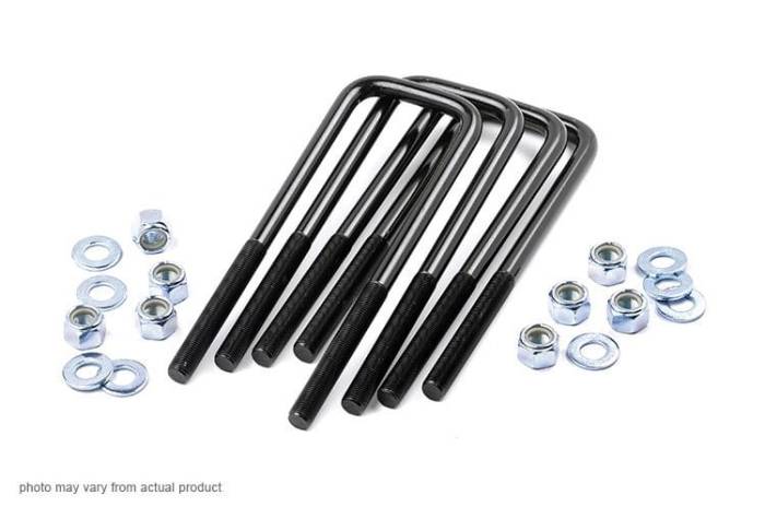 Rough Country - Universal U-Bolt Kit Square 5/8 Inch x 3.0 Inch x 17.0 Inch Rough Country