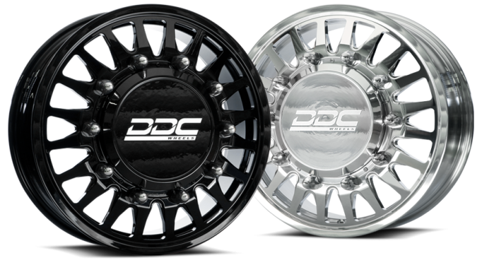 DDC Wheels - DDC Wheels Dually Wheels The Spoke Forged 20x8.25 10x225 Polished 05-10 Ford 15-25 F-450/F-550 Dodge Ram 08-25 4500/5500 DDC Wheels 225-20-25PL-A