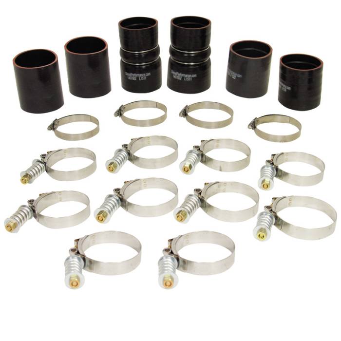 BD Diesel - BD Diesel 1999-2003 Powerstroke Intercooler Hose & Clamp Kit | 1047030
