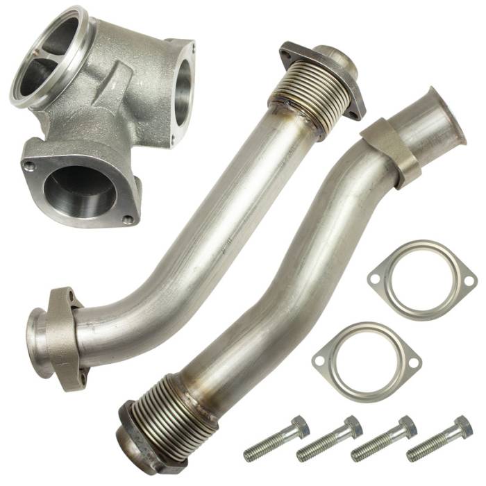 BD Diesel - BD Diesel UpPipes Kit - Ford 1999.5-2003 7.3L PowerStroke 1043900