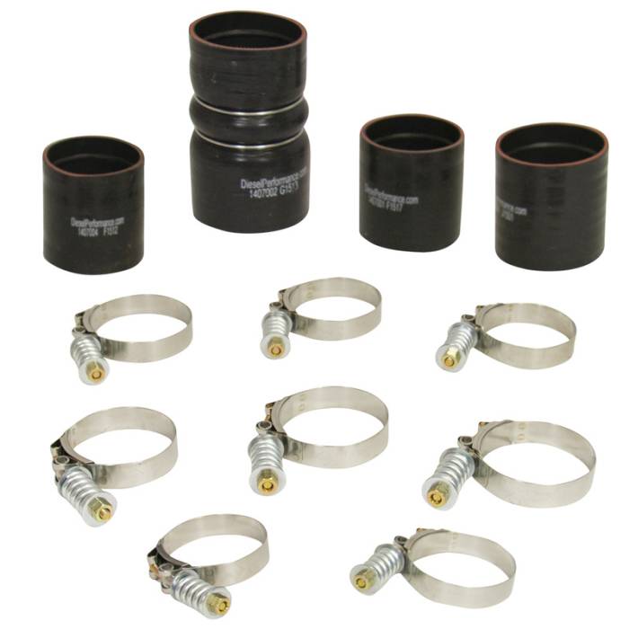 BD Diesel - BD Diesel 2008-2010 Powerstroke Intercooler Hose & Clamp Kit | 1047037