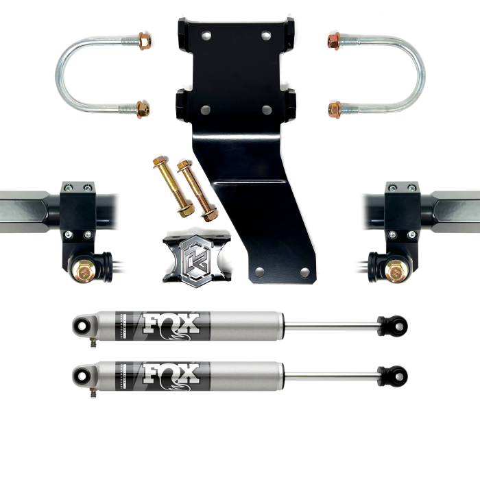 Kryptonite - Kryptonite Dual Steering Stabilizer Kit with Fox 2.0 Shocks for 2005-2025 Super Duty F-250/F-350
