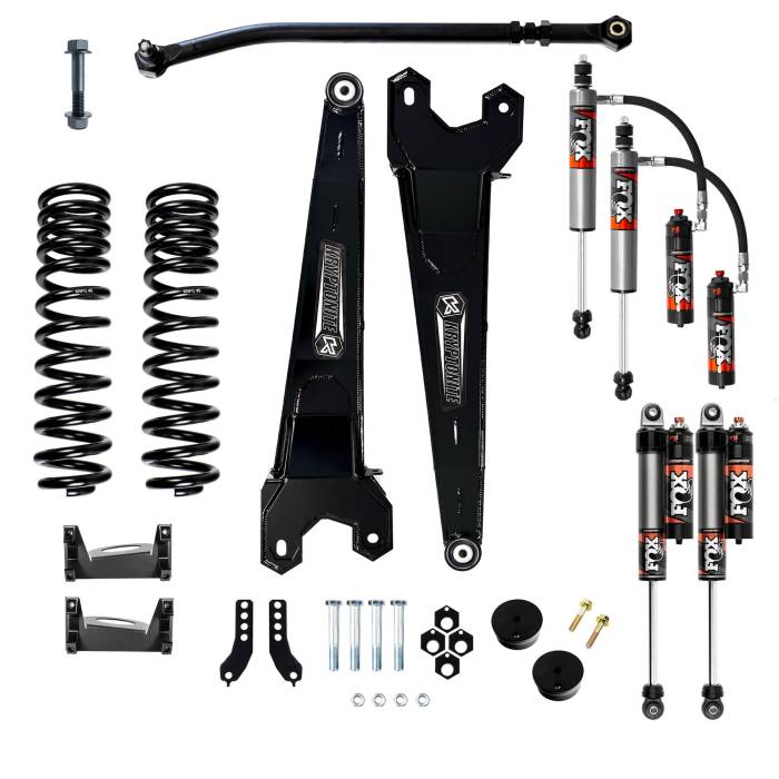 Kryptonite - Kryptonite Stage 3 Leveling Kit with Fox 2.5 Performance Elite Shocks for 2017-2025 Ford Super Duty F250/F350