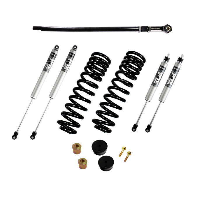 Kryptonite - Kryptonite Stage 2 Leveling Kit with Fox Shocks for 2005-2016 Ford Super Duty F-250/F-350