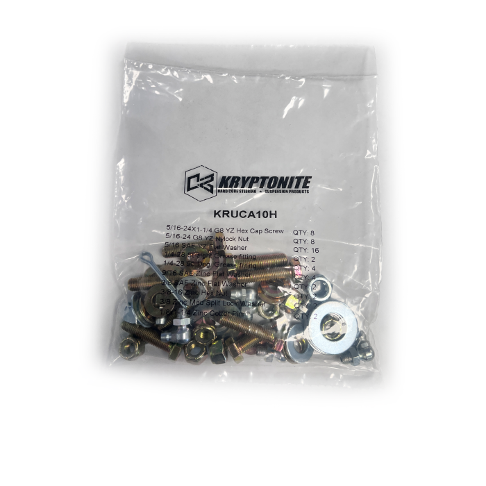 Kryptonite - Kryptonite Upper Control Arm Hardware Kit for 2001–2010 Chevy/GMC HD Trucks