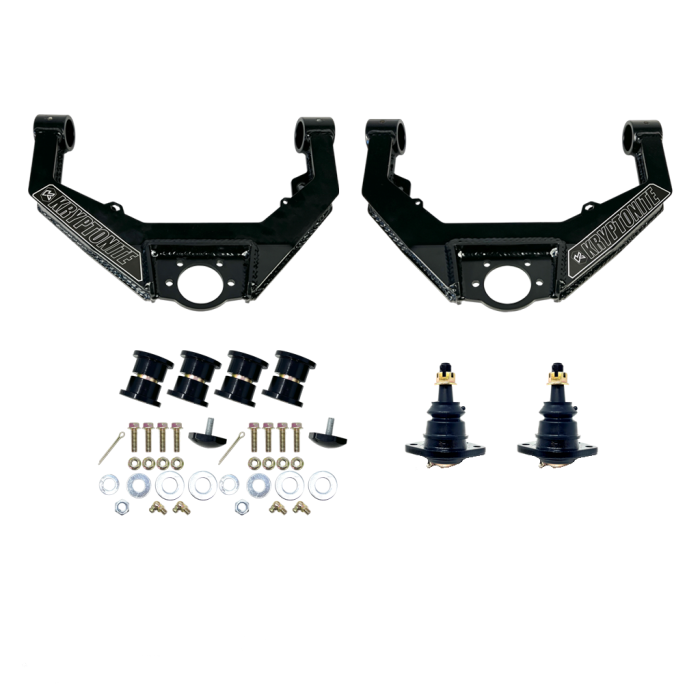 Kryptonite - Kryptonite Boxed Upper Control Arm Kit for 2001–2010 Chevy/GMC HD Trucks & 2002–2009 Hummer H2