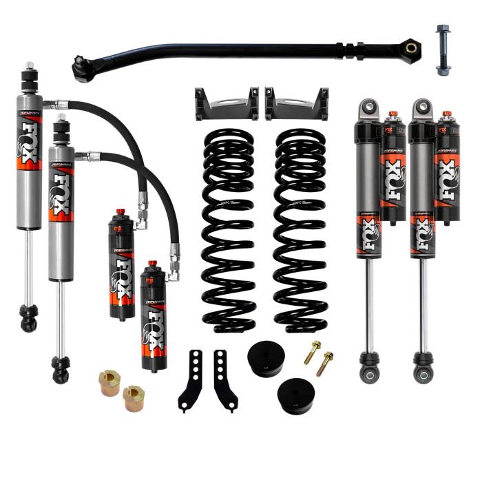 Kryptonite - Kryptonite Stage 2 Leveling Kit with Fox 2.5 Performance Elite Shocks for 2017-2026 Ford Super Duty F250/F350