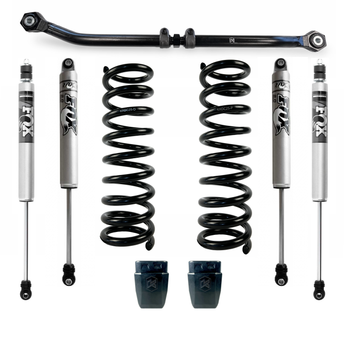Kryptonite - Kryptonite Stage 2 Leveling Kit with Fox Shocks for 2013-2026 RAM 3500 4x4