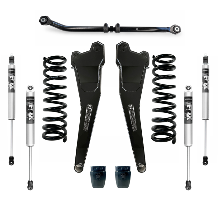 Kryptonite - Kryptonite Stage 3 Leveling Kit with Fox Shocks for 2013-2026 RAM 3500 4x4