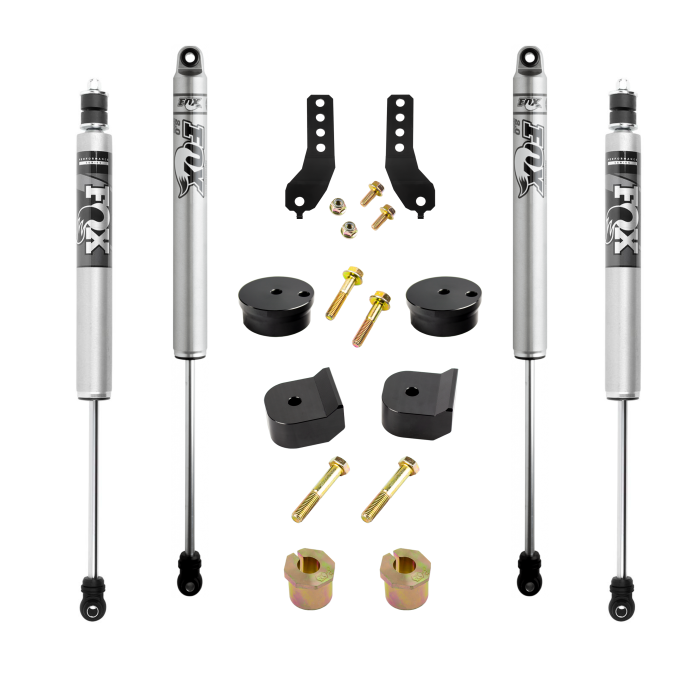 Kryptonite - Kryptonite Stage 1 Leveling Kit with Fox Shocks for 2017-2026 Ford Super Duty F-250/F-350