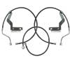Carli Suspension - 05-07 Ford F250/350 SD Hardware Braided Brake Lines 4.5in System