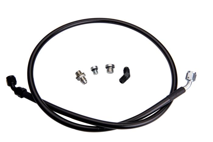 Fleece Performance - Remote Turbo Oil Feed Line Kit for 2001-2016 Duramax with 1/4 NPT Turbo Oil Inlet (S300/S400) Fleece Performance