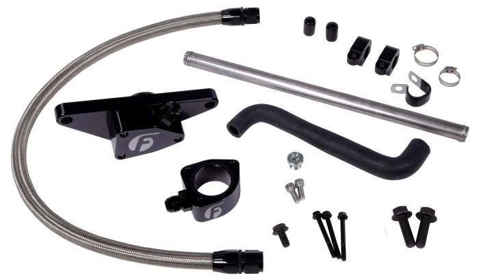 Fleece Performance - Coolant Bypass 2003-2005 Automatic Transmission w/ Stainless Steel Braided Line Fleece Performance