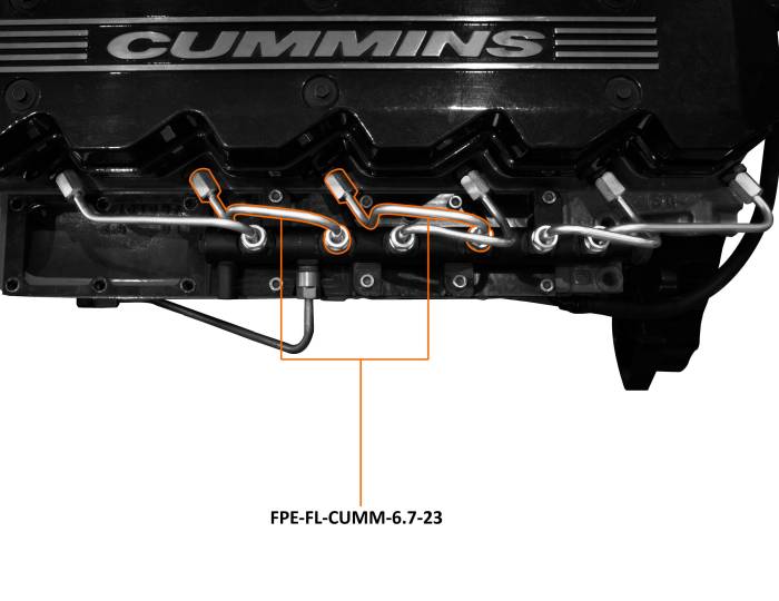 Fleece Performance - 07.5'-18' 6.7L Dodge Cummins #2 and #3 Injection Line Fleece Performance