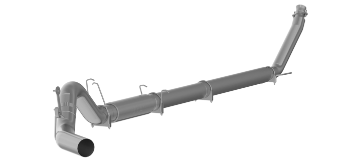 MBRP Exhaust - MBRP 5 Inch Single Side Turbo Armor Lite, No Tip For 1998-2002 Dodge Ram 2500/3500 Cummins S61120P